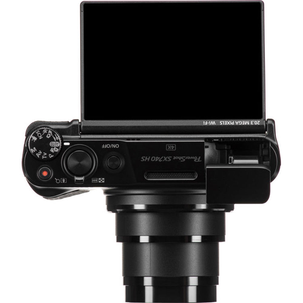 Canon PowerShot SX740 20.3MP CMOS 4K 1080p Video 40x Zoom Wifi / NFC Digital Camera Black
