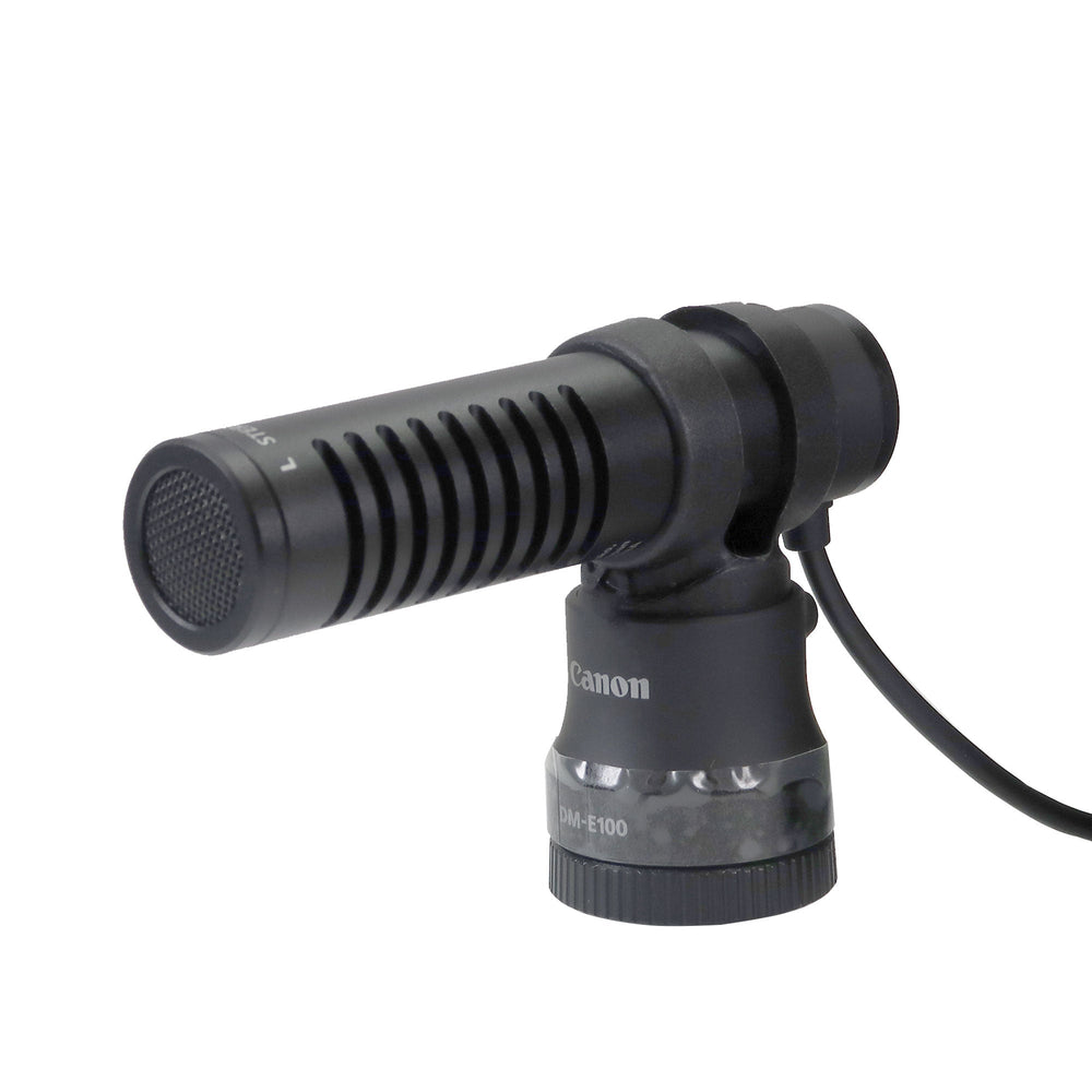 Canon DM-E100 Stereo Microphone with Wind Screen (Black)