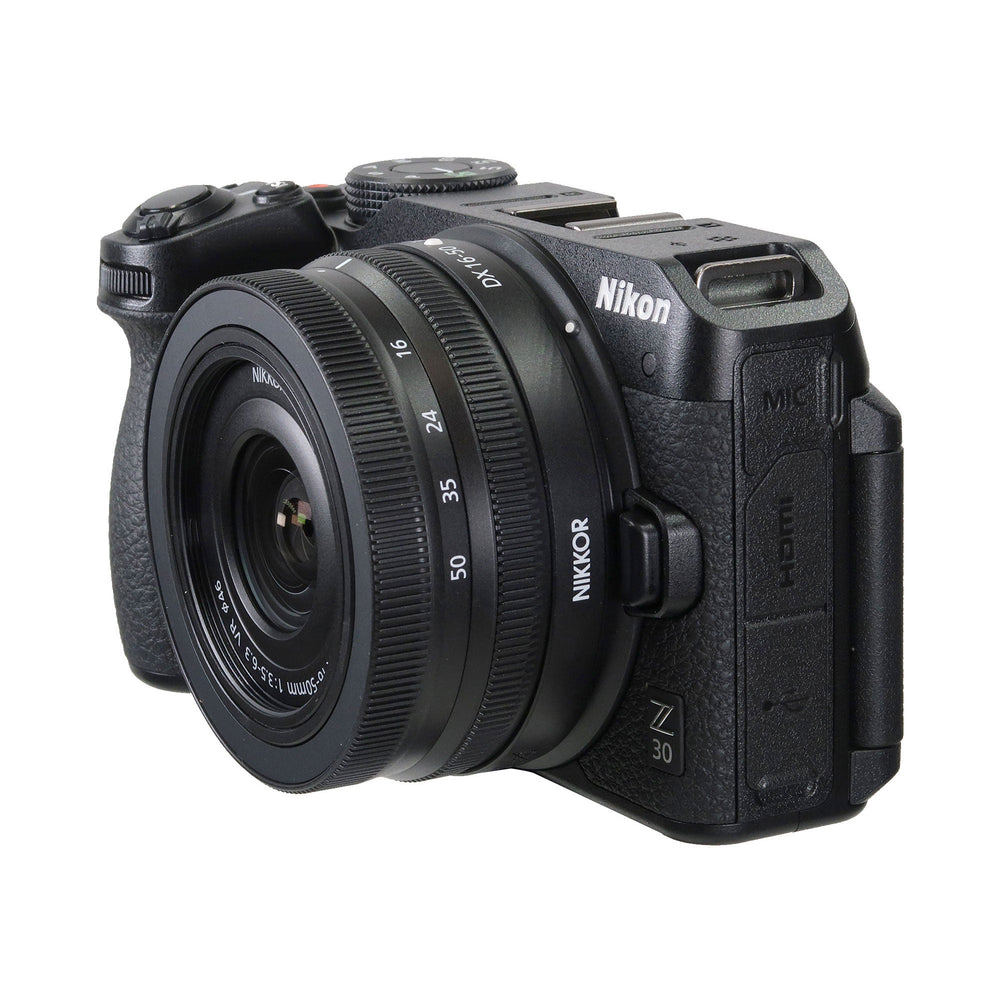 Nikon Z30 Mirrorless Camera Bundle for Youtubers Vloggers Content Creators with 2-Person Wireless Microphone Set and Lighting