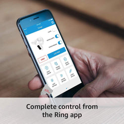 RING Floodlight Cam Wired Plus Motion-Activated 1080p HD White - 3 Pack