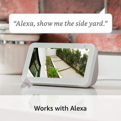 RING Floodlight Cam Wired Plus Motion-Activated 1080p HD White - 3 Pack