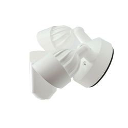 Two RING Floodlight Cam Wired Plus Motion-Activated Security Outdoor Camera White