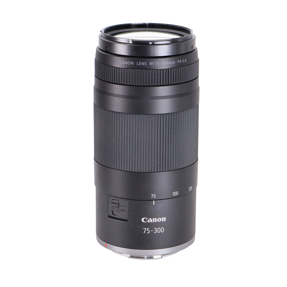Canon EOS R100 Mirrorless Camera with RF-S 18-45mm f/4.5-6.3 IS STM Lens and RF 75-300mm f/4-5.6 Lens Basic Accessory Bundle