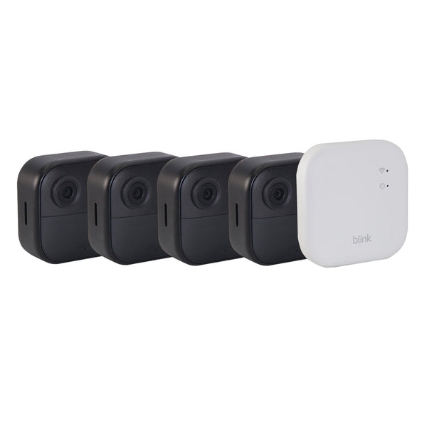 Blink Outdoor 4 XR Wireless Security Camer, 400 Feet of Extended Range (Sync Module XR included) - 4 Cameras
