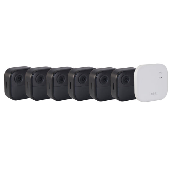 Blink Outdoor 4 XR Wireless Security Camer, 400 Feet of Extended Range (Sync Module XR included) - 6 Cameras