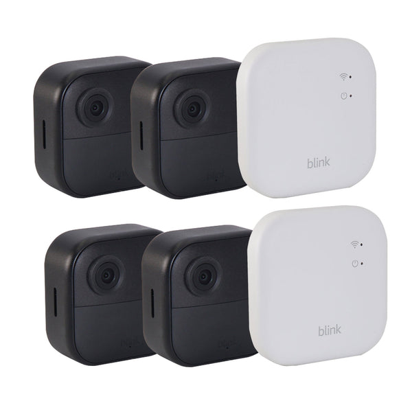 2x Blink Outdoor 4 XR Wireless Security Camera, 400 Feet of Extended Range (Sync Module XR included) - 2 Cameras