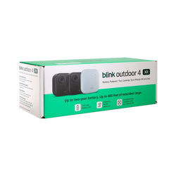 2x Blink Outdoor 4 XR Wireless Security Camera, 400 Feet of Extended Range (Sync Module XR included) - 2 Cameras