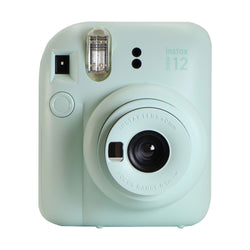 FUJIFILM INSTAX MINI 12 Instant Film Camera (Mint Green) with 4x Fujifilm 2x10 Film Mini Instax Film Pack