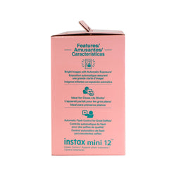 FUJIFILM INSTAX MINI 12 Instant Film Camera (Mint Green) with 2x Fujifilm 2x10 Film Mini Instax Film Pack and Panasonic Alkaline 2 "AA" Batteries