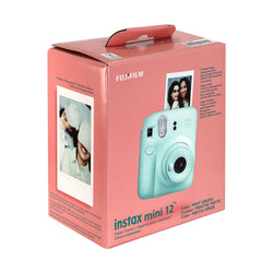 FUJIFILM INSTAX MINI 12 Instant Film Camera (Mint Green) with 3x Fujifilm 2x10 Film Mini Instax Film Pack Bundle
