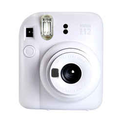 FUJIFILM INSTAX MINI 12 Instant Film Camera (Clay White) with 3x Fujifilm 2x10 Film Mini Instax Film Pack Bundle