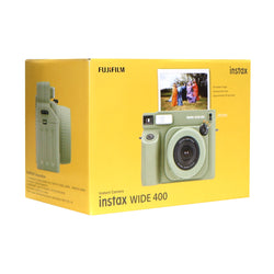 FUJIFILM INSTAX WIDE 400 Instant Film Camera with 2x FUJIFILM INSTAX WIDE 2X10 Film and Panasonic Alkaline 4 "AA" Batteries