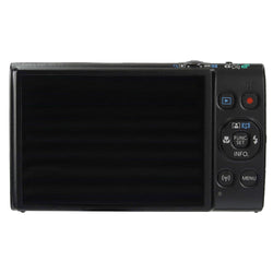 Canon PowerShot IXY 650 HS Black Camera with 64GB MicroSD, Card Reader, Carrying Case, Cleaning Kit