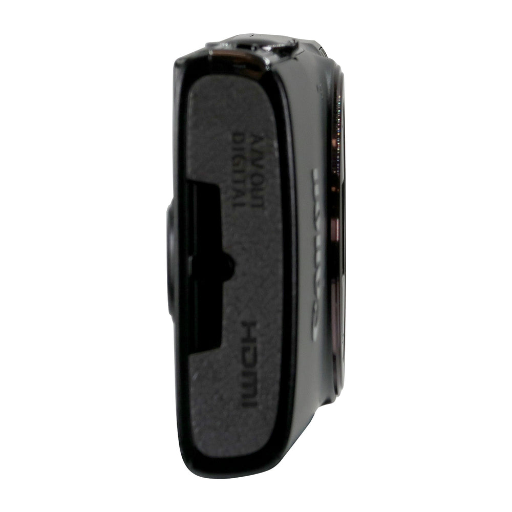Canon PowerShot IXY 650 HS Black Camera with 64GB MicroSD, Card Reader, Carrying Case, Cleaning Kit