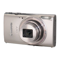 Canon PowerShot IXY 650 HS Silver Camera with 64GB MicroSD, Card Reader, Carrying Case, Cleaning Kit