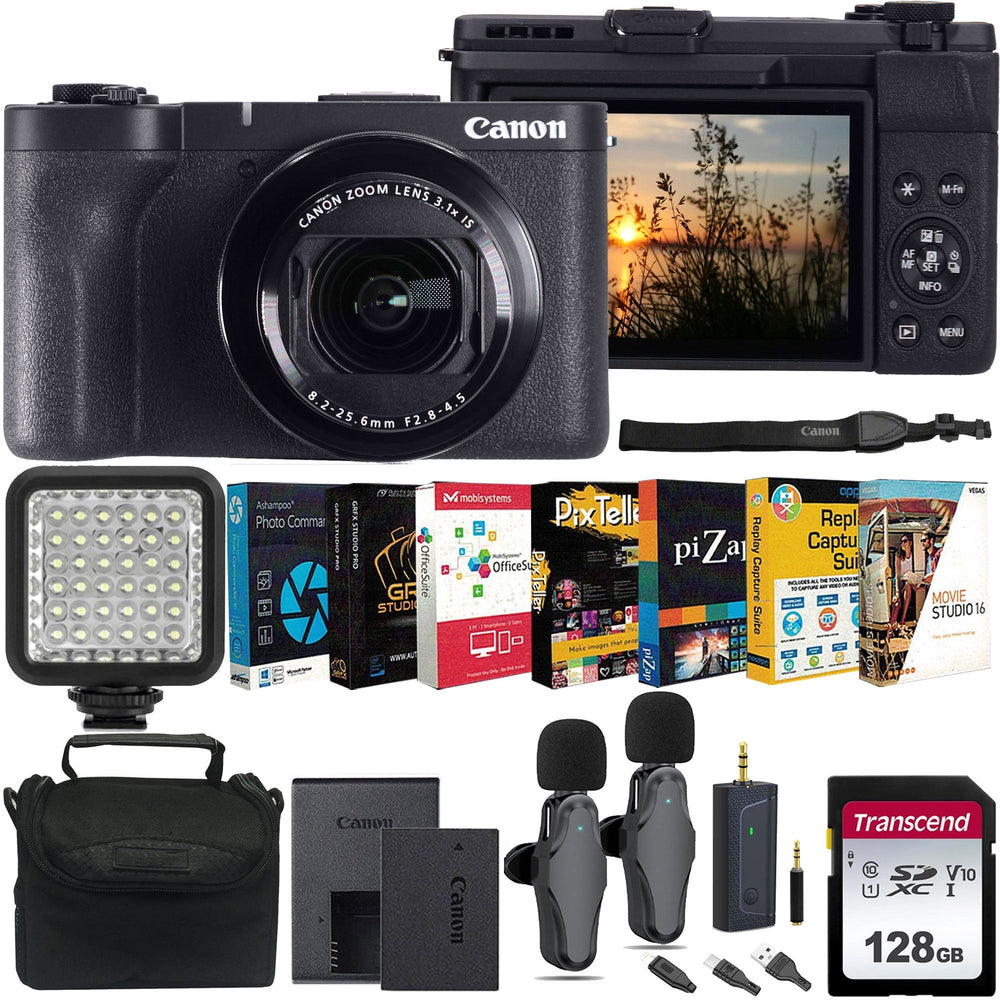 Canon PowerShot V1 22.3MP Digital Camera All-Inclusive Professional Kit for Video & Podcasting
