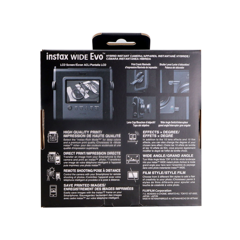 FUJIFILM instax WIDE EVO Hybrid Instant Film Camera