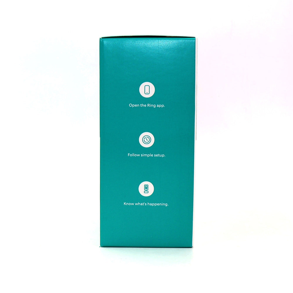 3x Ring Pan-Tilt Indoor Security Cam with 360° Horizontal Pan Coverage, Live View & Two-Way Talk and HD Video - White