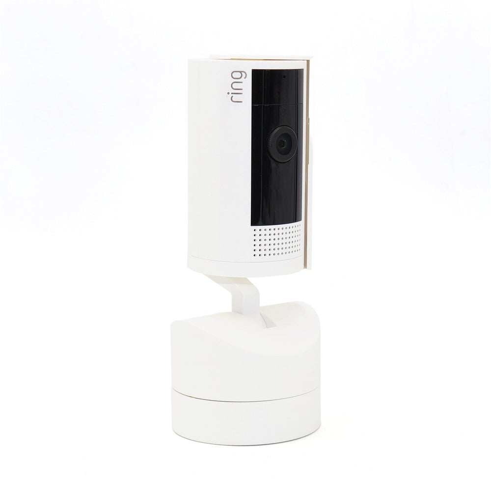 5x Ring Pan-Tilt Indoor Security Cam with 360° Horizontal Pan Coverage, Live View & Two-Way Talk and HD Video - White