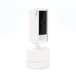 5x Ring Pan-Tilt Indoor Security Cam with 360° Horizontal Pan Coverage, Live View & Two-Way Talk and HD Video - White