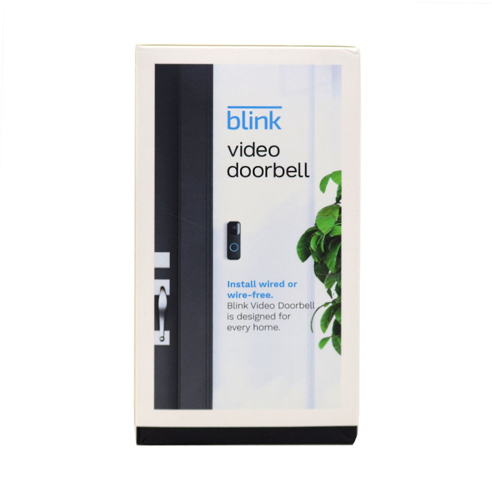 3x Blink Smart Wifi Video Doorbell – Wired/Battery Operated (Black)