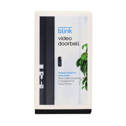 3x Blink Smart Wifi Video Doorbell – Wired/Battery Operated (Black)