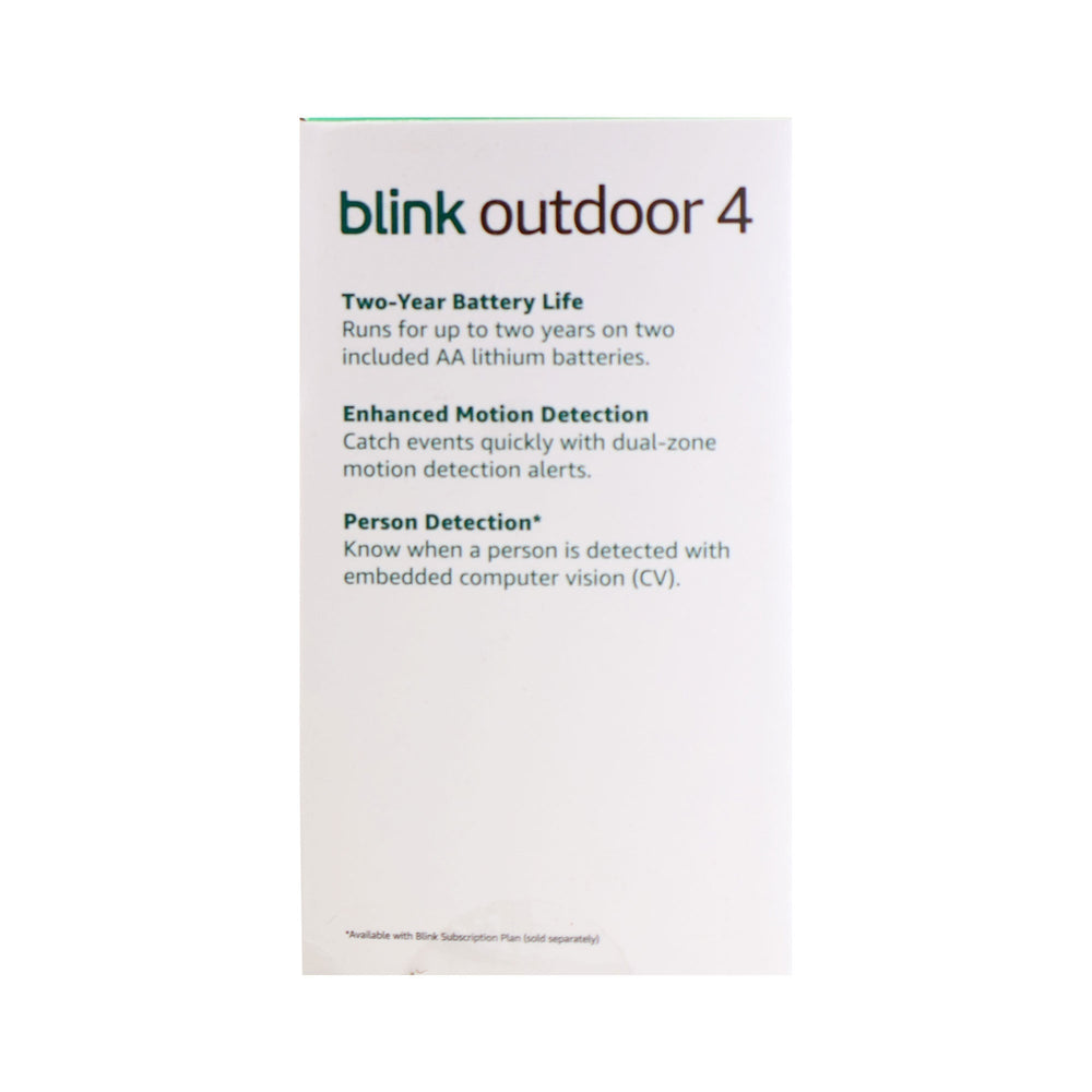 Blink Outdoor 4 Wireless Smart Security Camera - Sync Module Core Included (3 Cameras) with Blink Smart Wifi Video Doorbell – Wired/Battery Operated