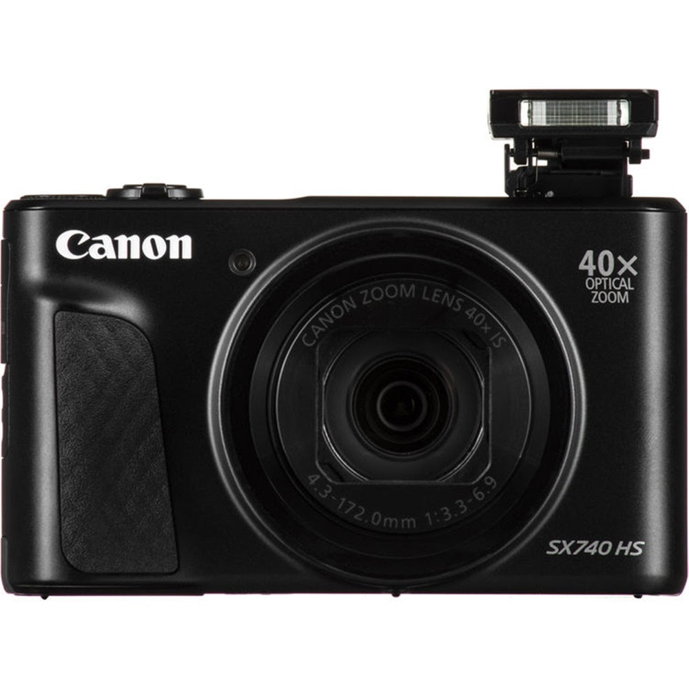 Canon PowerShot SX740 20.3MP CMOS 4K 1080p Video 40x Zoom Wifi / NFC Digital Camera Black