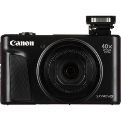 Canon PowerShot SX740 Bluetooth Wi-fi Digital Camera Black with Replacement Battery