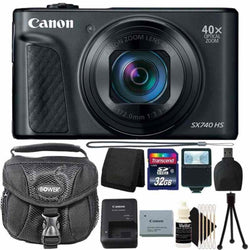Canon PowerShot SX740 20.3MP 20.3MP HS Digital Camera with 32G Card + Top Accessory Kit